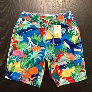 NWT Boys Boden swim shorts 7y